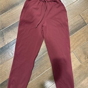 Lululemon Burgundy Jogger Pants